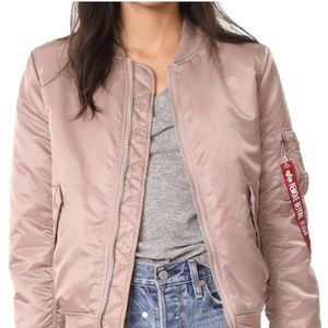 Alpha industries pink bomber